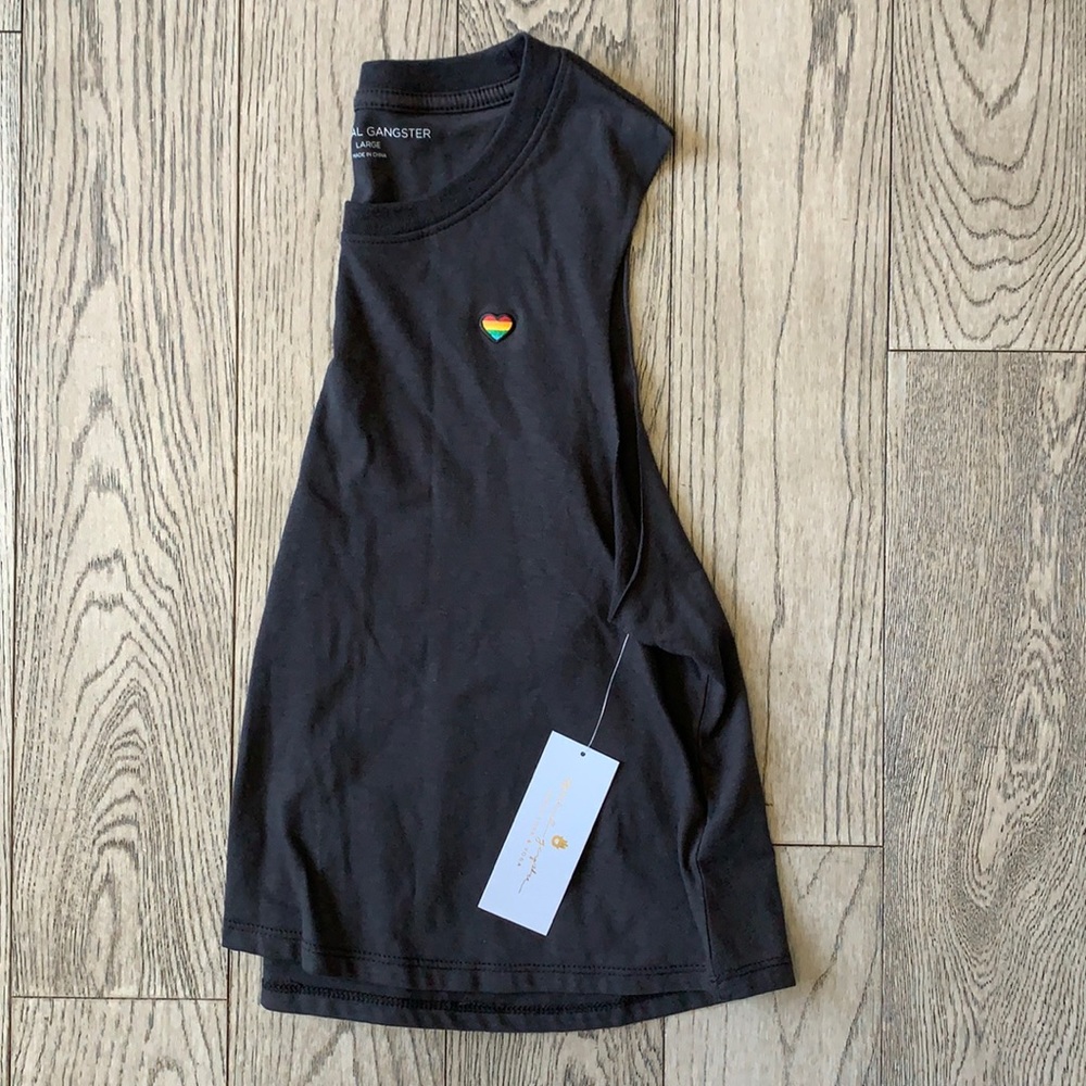 Spiritual Gangster heart crop tank. New with tags! - Picture 2 of 5